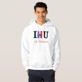 ICH UMARME U, L.A. Campus Hoodie (Vorne ganz)