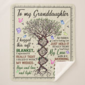 Ich umarmte diese weiche sherpadecke (Vorderseite)