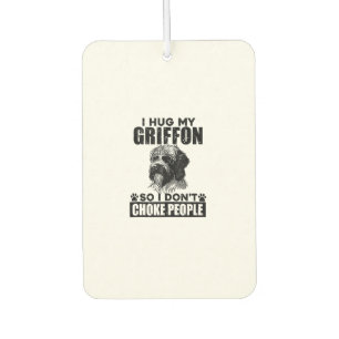 Ich umarmte meinen Griffon, sodass ich nicht Leute Autolufterfrischer