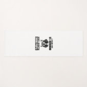 Ich umarmte meinen St. Bernard, damit ich nicht Le Yogamatte (Vorderseite (Horizontal))