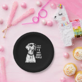 Ich umarmte meinen Weimaraner, damit ich nicht Leu Pappteller (Party)