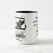 Ich und 3 in einer RV-Kaffee-Tasse Tasse (Zentrum)