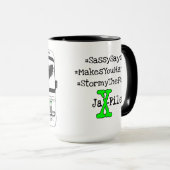 Ich und 3 in einer RV-Kaffee-Tasse Tasse (VorderseiteRechts)