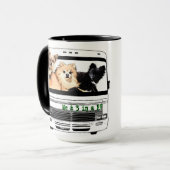 Ich und 3 in einer RV-Kaffee-Tasse Tasse (Vorderseite Links)