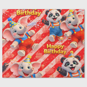 Ich und Dave, lustiger Geburtstag Premium-Verpacku Geschenkpapier