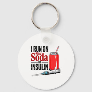 Ich Und Diät-Limonade Insulin Diabetes Schlüsselanhänger