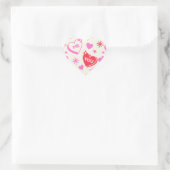 Ich und du Sticker für romantische Herzen (Tasche)