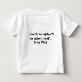 Ich und Gott? . Wir gehen Weise zurück! … Baby T-shirt (Rückseite)