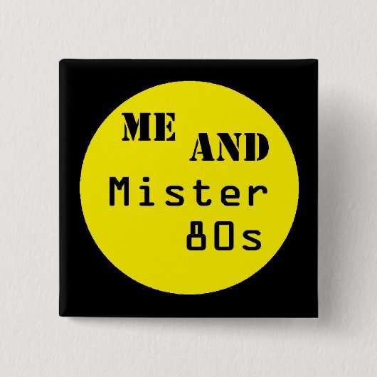 Ich und Herr-80er Logo Button (Vorderseite)