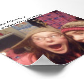 Ich und kal, beste Freundinnen. Poster (Ecke)