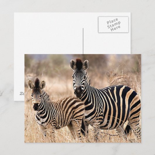 Ich und Mama Postkarte (Vorne/Hinten)