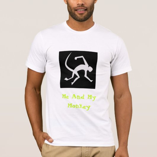 Ich und mein Affe T-Shirt (Vorderseite)