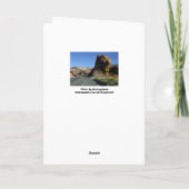 Ich und mein großer Mund - es tut mir leid! Grußka Karte (Rückseite)