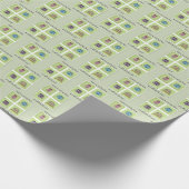 Ich und mein Haus dienen dem Lord Housewarming Geschenkpapier (Ecke)