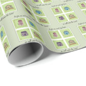 Ich und mein Haus dienen dem Lord Housewarming Geschenkpapier (Rolleneckpunkt)