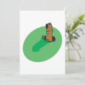 Ich und mein Schatten Einladung (Stehend Vorderseite)