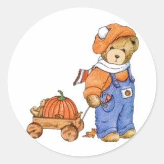 Ich und mein Wagen Runder Aufkleber