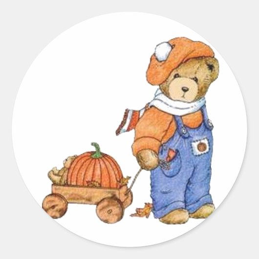 Ich und mein Wagen Runder Aufkleber (Vorderseite)