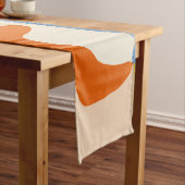 Ich und meine, Abstrakte Bohemische Pastellformen Kurzer Tischläufer (Beispiel)