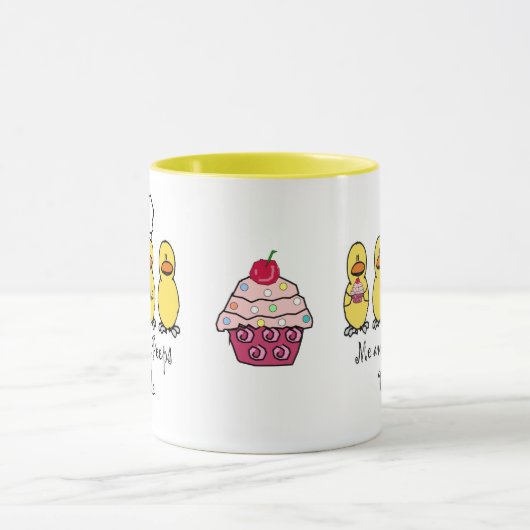 Ich und meine Blicke backen Tasse (Zentrum)