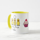 Ich und meine Blicke backen Tasse (Vorderseite Links)