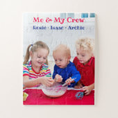 Ich und meine Crew Personalisiert Kids Foto Puzzle (Vertikal)