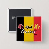 Ich und meine Gitarre Button (Vorne & Hinten)