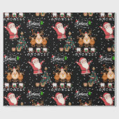 Ich und meine Gnomen zu Weihnachten Geschenkpapier (Flach)