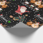 Ich und meine Gnomen zu Weihnachten Geschenkpapier (Ecke)