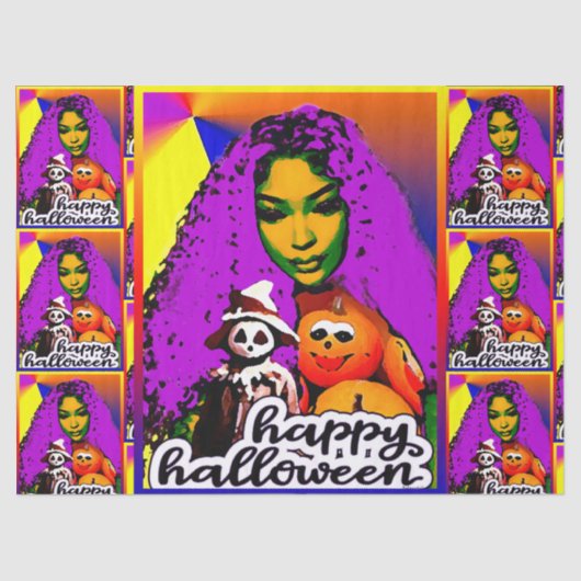 Ich und meine Halloween-Freunde Seidenpapier (Vorderseite)