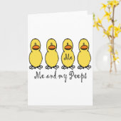 Ich und meine Pieps Karte (Gelbe Blume)