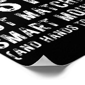 Ich und meine Schwester Got verrückt, kluge Mäuler Poster (Ecke)