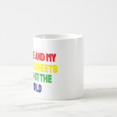 Ich und meine Tabelle gegen die Welt Kaffeetasse (Mittel)