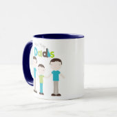 ich und meine Vati-Tasse Tasse (Vorderseite Links)