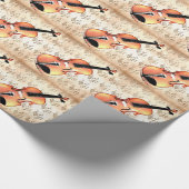 Ich und meine Violine_ Geschenkpapier (Ecke)