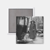 Ich und meine Westie, 1920er Magnet (Vorderseite/Rückseite)