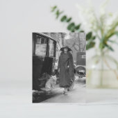 Ich und meine Westie, 1920er Postkarte (Stehend Vorderseite)