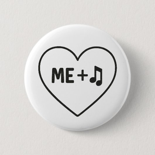 Ich und Musik Button (Vorderseite)