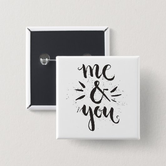 Ich und Sie Button (Vorne & Hinten)