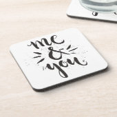 Ich und Sie Getränkeuntersetzer (Linke Seite)