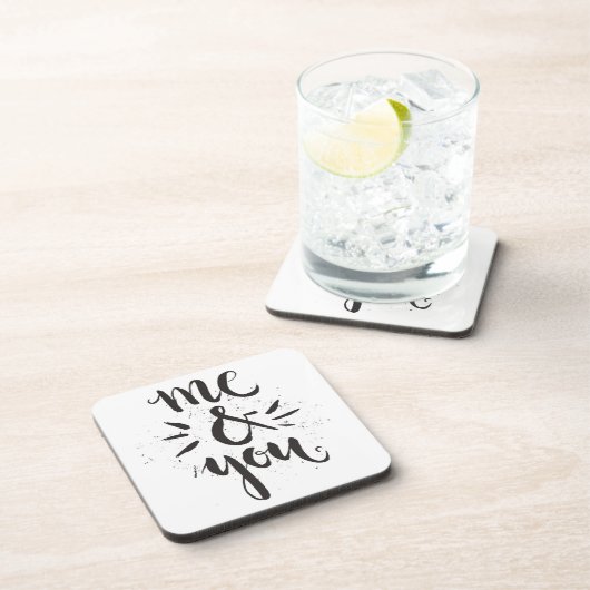 Ich und Sie Getränkeuntersetzer (Rechte Seite)