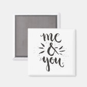 Ich und Sie Magnet (Vorderseite/Rückseite)