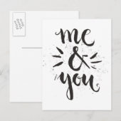 Ich und Sie Postkarte (Vorne/Hinten)