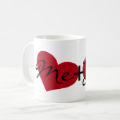 Ich und Sie Tasse des Valentines Tages (Vorderseite Links)
