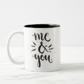 Ich und Sie Zweifarbige Tasse (Links)