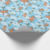 Ich und Vater Sommerspass Geschenkpapier (Ecke)