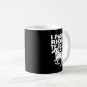 Ich unterbreche mich, um hier zu sein, ein sonnige kaffeetasse (VorderseiteRechts)