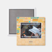 Ich unterbreche Yen Leezure Magnet (Vorderseite/Rückseite)