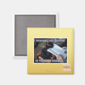 Ich unterbreche Yen Leezure Magnet (Vorderseite/Rückseite)