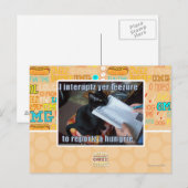 Ich unterbreche Yen Leezure Postkarte (Vorne/Hinten)